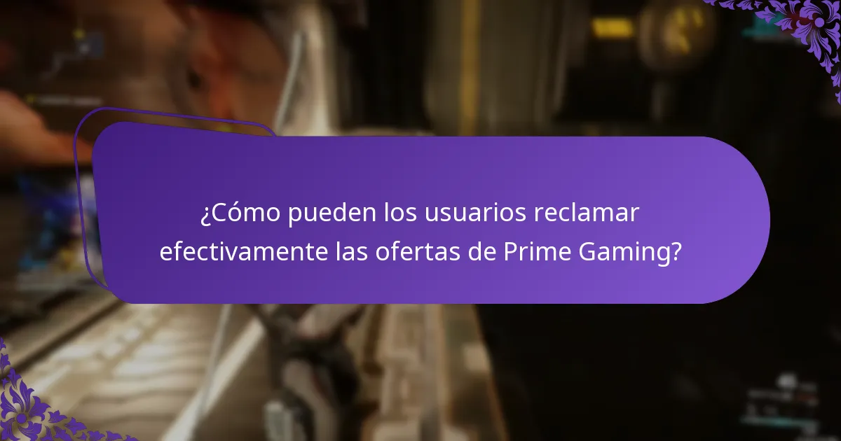 ¿Qué ofertas exclusivas están actualmente disponibles a través de Prime Gaming?