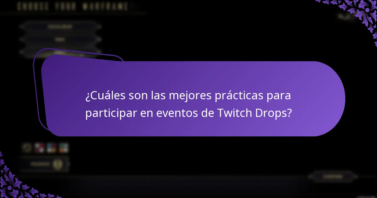 ¿Qué tipos de recompensas puedo ganar a través de los Twitch Drops en Warframe?