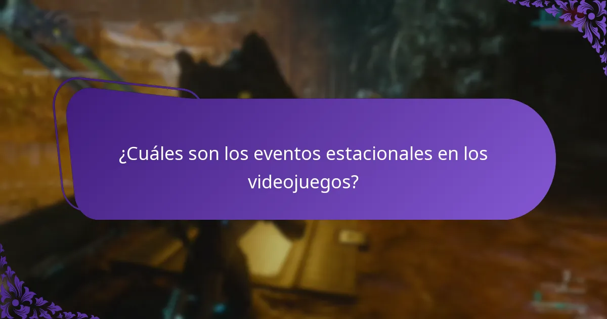 ¿Cuáles son los beneficios de participar en eventos estacionales?