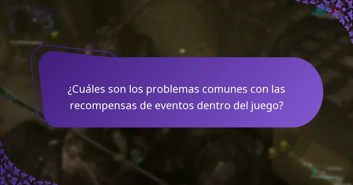 ¿Cómo contacto al soporte por recompensas de eventos dentro del juego?