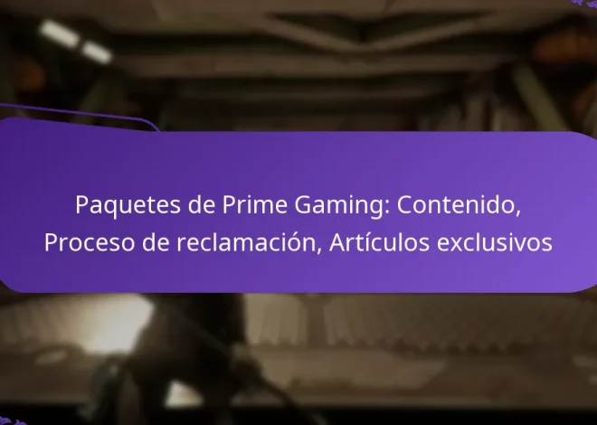 Paquetes de Prime Gaming: Contenido, Proceso de reclamación, Artículos exclusivos
